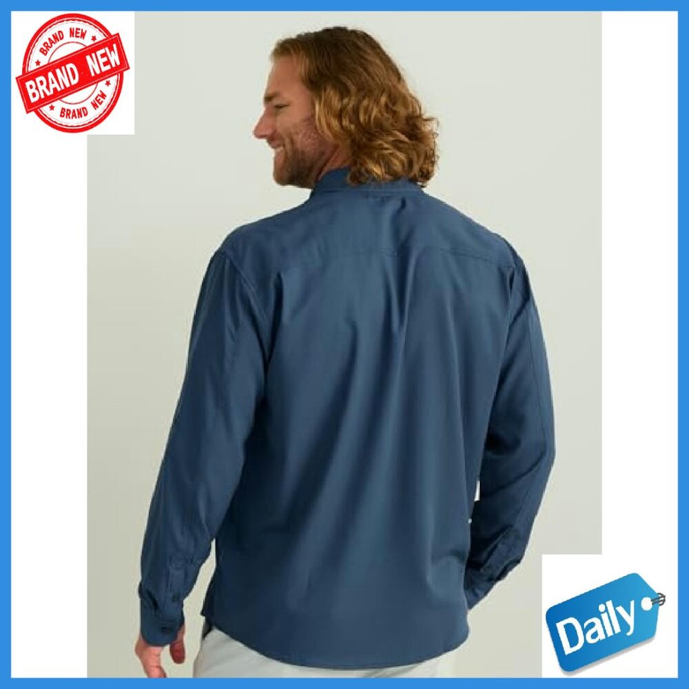Men's Long Sleeve Button Down Performance Shirt 3… - image 7